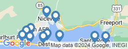 map of fishing charters in Valparaiso