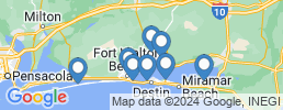 mapa de operadores de pesca en Fort Walton Beach