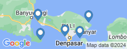 mapa de operadores de pesca en Bali