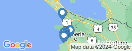 map of fishing charters in La Cruz