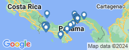 map of fishing charters in Panamá