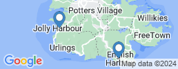map of fishing charters in Falmouth Harbour