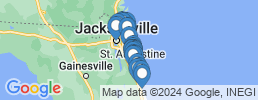 map of fishing charters in St Augustine