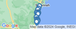 mapa de operadores de pesca en Jekyll Island