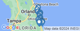 map of fishing charters in Cocoa Beach