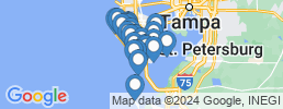 mapa de operadores de pesca en St Pete Beach