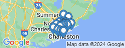 map of fishing charters in Charleston