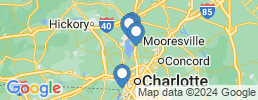 map of fishing charters in Sherrills Ford