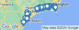 mapa de operadores de pesca en North Myrtle Beach