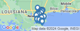 map of fishing charters in New Orleans