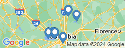 map of fishing charters in Columbia