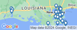 map of fishing charters in Louisiana