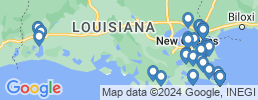 mapa de operadores de pesca en Luisiana