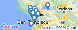 map of fishing charters in Sausalito