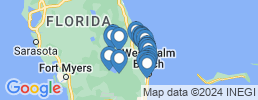 map of fishing charters in Pahokee