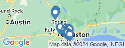 map of fishing charters in Huffman