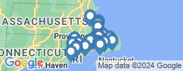 map of fishing charters in New Bedford