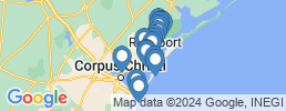 mapa de operadores de pesca en Rockport