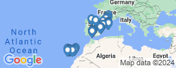 map of fishing charters in Spain