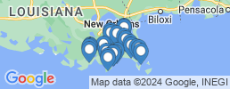 mapa de operadores de pesca en grand Isle