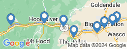 mapa de operadores de pesca en The Dalles