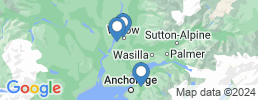Map of fishing charters in Anchorage