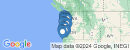 mapa de operadores de pesca en Oregon Coast