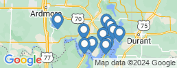 map of fishing charters in Durant