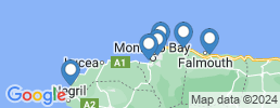 mapa de operadores de pesca en Montego Bay