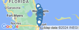 map of fishing charters in Lake Worth