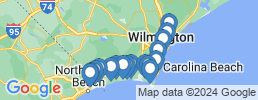 mapa de operadores de pesca en Holden Beach