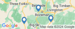 map of fishing charters in Bozeman