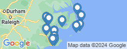 mapa de operadores de pesca en Pamlico Sound