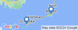 mapa de operadores de pesca en Hatteras Island