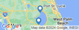 mapa de operadores de pesca en Lake Okeechobee