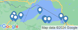 map of fishing charters in Lake Superior