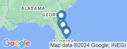 map of fishing charters in St Johns River