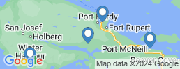 mapa de operadores de pesca en Port Hardy