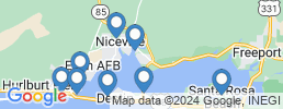 map of fishing charters in Shalimar