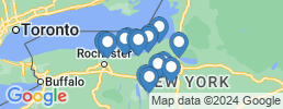 map of fishing charters in North Rose