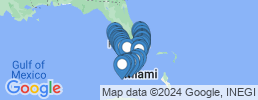 mapa de operadores de pesca en South Florida