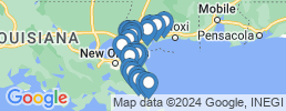 mapa de operadores de pesca en St Bernard