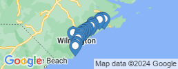 mapa de operadores de pesca en Surf City