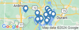 mapa de operadores de pesca en Denison