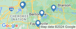 mapa de operadores de pesca en Bentonville