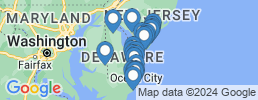 map of fishing charters in Lewes