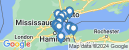 map of fishing charters in Oakville