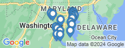 mapa de operadores de pesca en Arlington