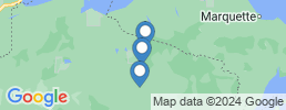 mapa de operadores de pesca en Minocqua