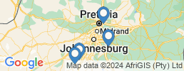 Map of fishing charters in Johannesburg